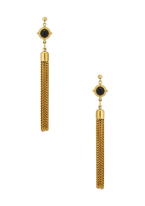 petit moments Haven Earrings in Metallic Gold.