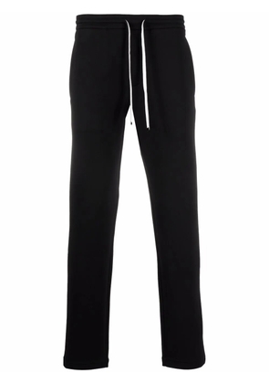 Emporio Armani drawstring logo-print track pants - Black