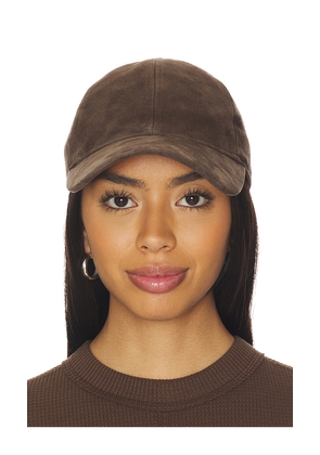 Rag & Bone Harlow Baseball Cap in Brown.