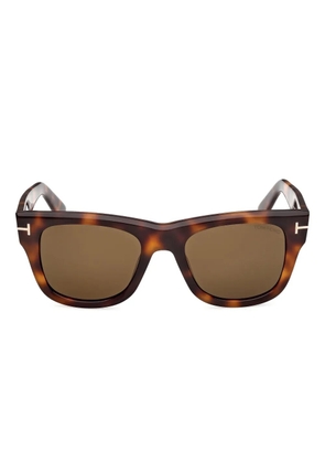 TOM FORD Eyewear rectangle-frame sunglasses - Brown