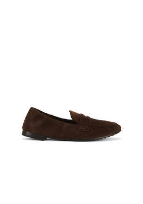 Tory Burch Ballet Loafer in Brown. Size 10. Also in 6, 6.5, 7, 7.5, 8, 9.