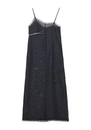 MM6 Maison Margiela asymmetric silk dress - Black