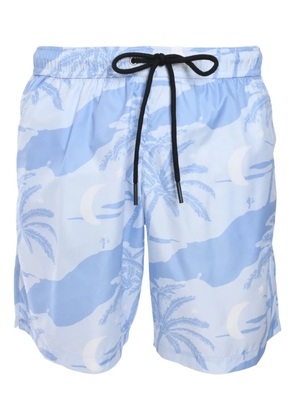 Mauna Kea graphic-print swim shorts - Blue