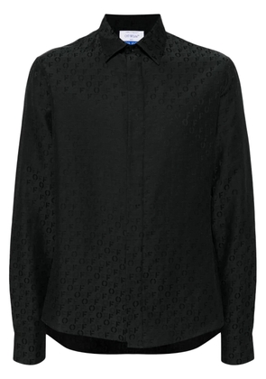 Off-White silk-cotton shirt - Black
