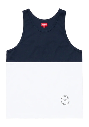 Supreme split block T-shirt - White