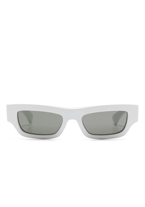 Gucci Eyewear rectangle-frame sunglasses - White