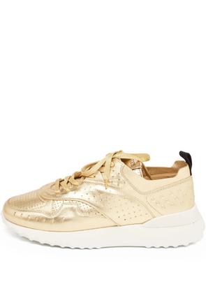 Tod's Vintage perforated sneakers - Gold