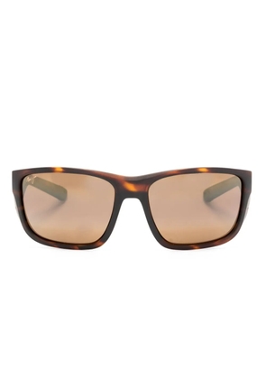 Maui Jim tortoiseshell effect acetate sunglasses - Brown