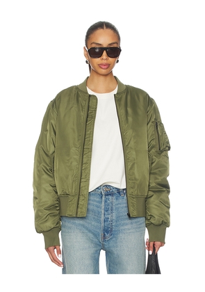 superdown Monica Bomber Jacket in Army. Size L. Also in M, S, XL, XS, XXS.