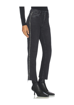 PAIGE Mason Ankle Straight Jeans in Black. Size 24. Also in 25, 26, 27, 28, 30, 33.