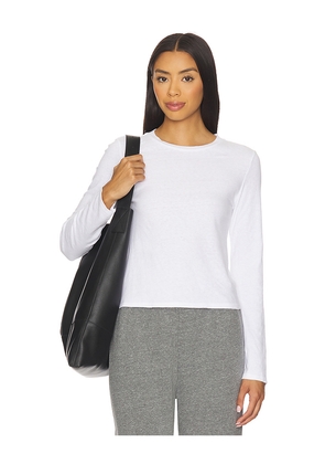 perfectwhitetee Jamie Cotton Long Sleeve in White. Size L. Also in M, S, XL, XS.