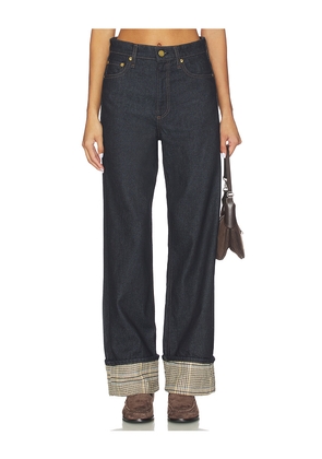 Rag & Bone Shea Ankle Straight Cuff Jeans in Blue. Size 24. Also in 27, 29, 31, 32.