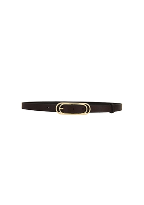 Rag & Bone Duo Rounded Rebound Belt in Brown. Size L. Also in M, S, XS.