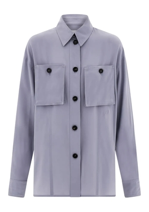 Ferragamo double-pocket shirt - Grey