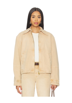 7 For All Mankind Workwear Jacket in Tan. Size M. Also in S, XL, XS.