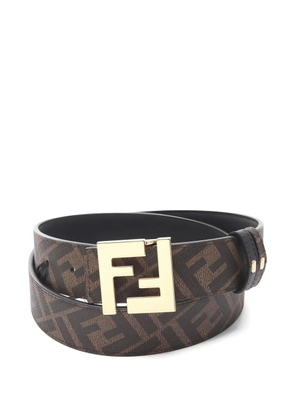 Fendi Pre-Owned FF-motif leather belt - Brown