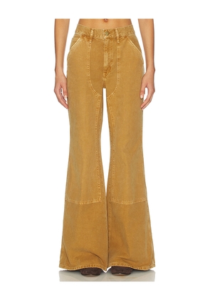Polo Ralph Lauren Carpenter Flare Pant in Cognac. Size 00. Also in 0, 2, 8.