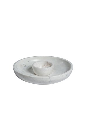 The Favorites Roma Chip And Dip Bowl in White.