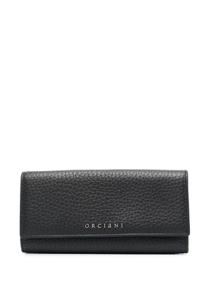 Orciani grained leather purse - Black