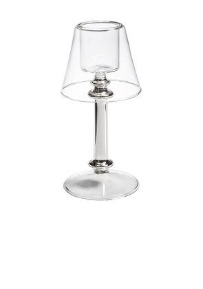 The Favorites Isola Glass Tealight Lamp in Neutral.