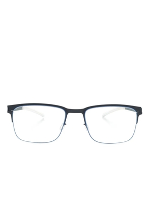 Mykita rectangle-frame metal glasses - Blue
