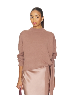 The Sei Sweater With Side Tie in Pink. Size M. Also in S.