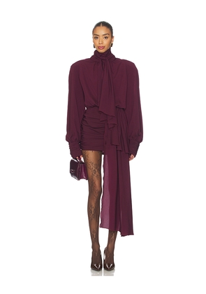 Rowen Rose x REVOLVE Abito Long Sleeve Dress in Purple. Size 38/4. Also in 40/6.