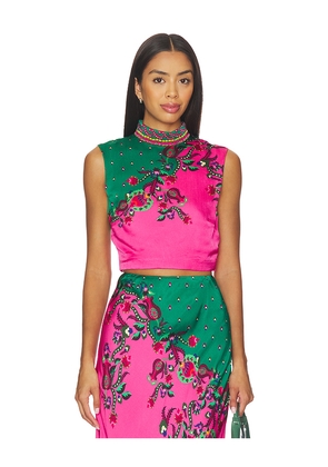 SALONI Fae Top in Pink. Size 2. Also in 6, 8.