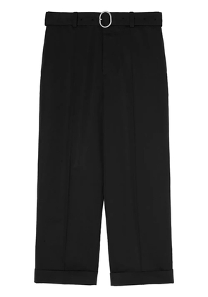 Jil Sander belted trousers - Black