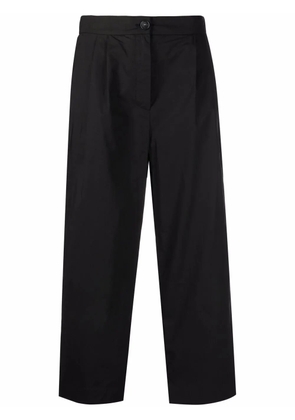 Woolrich straight-leg cropped trousers - Black