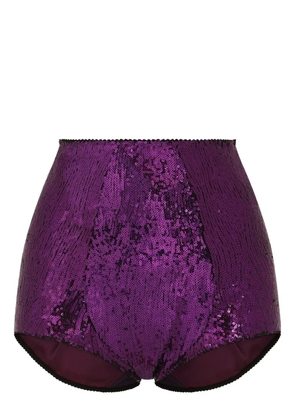 Dolce & Gabbana sequined briefs - Pink