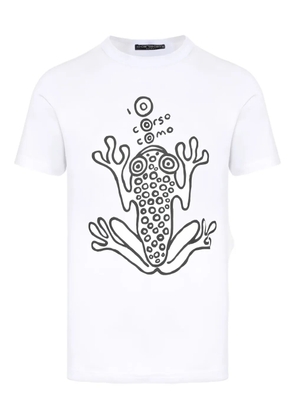 10 CORSO COMO frog-print T-shirt - White