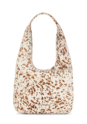 The Wolf Gang Mecca Shoulder Bag in Cream.
