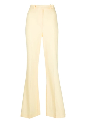 Patrizia Pepe high-waist flared trousers - Yellow