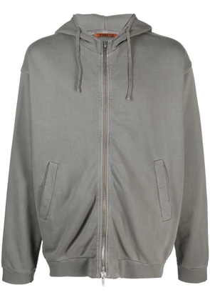 Barena zip-up cotton hoodie - Grey