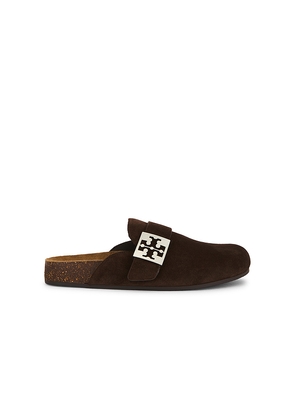 Tory Burch Mellow Mule in Chocolate. Size 10. Also in 6, 6.5, 7, 7.5, 8, 8.5, 9, 9.5.