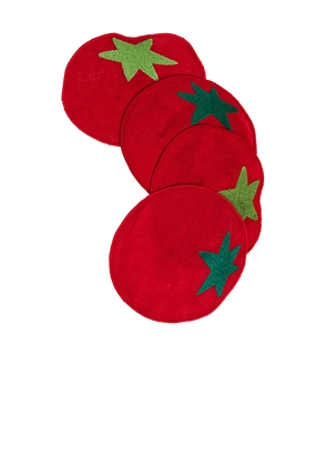 Piecework Tomato Napkins in Beauty: NA.