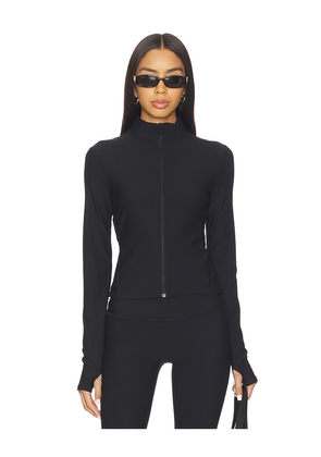 SPANX Spanxsmooth On Form Full Zip Jacket in Black. Size S. Also in XL, XS.