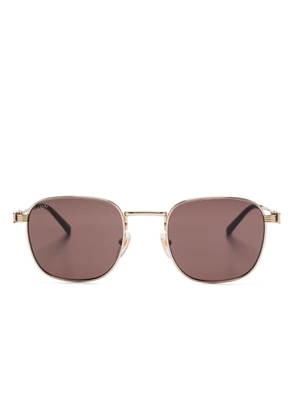 Gucci Eyewear square-frame sunglasses - Gold