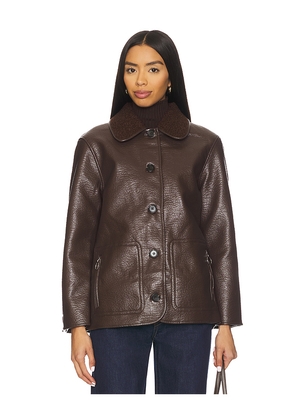 Rails Luis Jacket in Chocolate. Size L. Also in M, S, XL, XS.