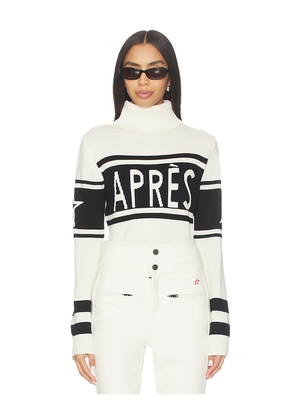 Perfect Moment Apres Sweater in White. Size L. Also in XL.