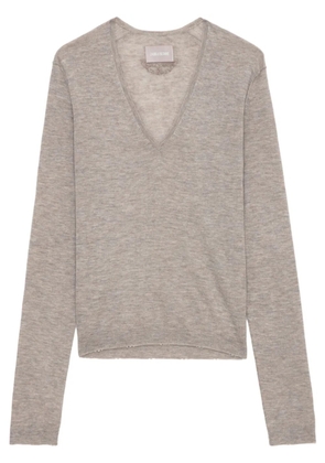 Zadig&Voltaire Rivy cashmere jumper - Neutrals