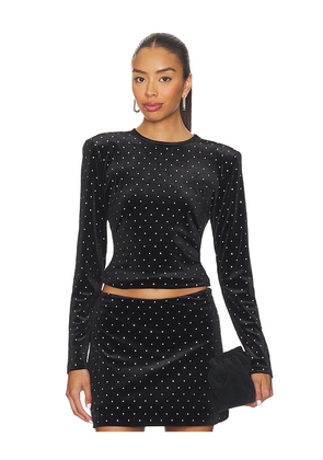 Steve Madden Maddilyn Top in Black. Size L. Also in M, S, XL, XS.