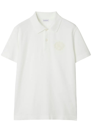 Burberry EKD cotton polo shirt - White