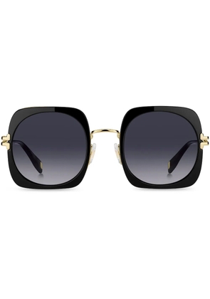 Marc Jacobs Eyewear logo-engraved square-frame sunglasses - Black