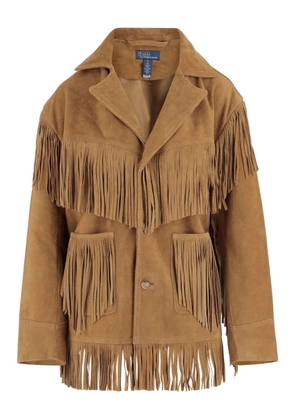 Polo Ralph Lauren fringe suede jacket - Brown