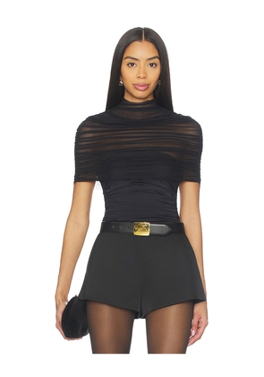 SEROYA Laila Top in Black. Size L. Also in M, S, XS.