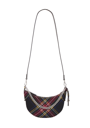 Polo Ralph Lauren Tartan Crossbody Bag Small in Black.