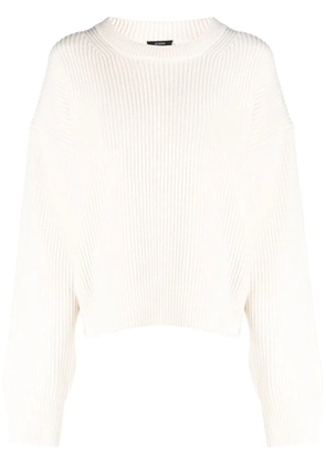 JOSEPH round-neck knitted jumper - Neutrals
