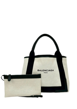 Balenciaga Pre-Owned 2005-2025 Canvas Navy Cabas S tote bag - Black